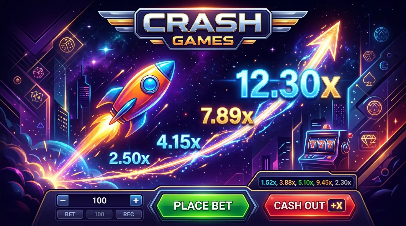 Spil crashspil hos Candyland casino